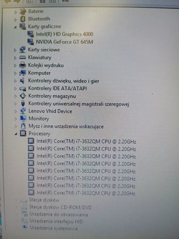 LENOVO Z500 I7-3632/16 GB/GEFORCE GT 645M