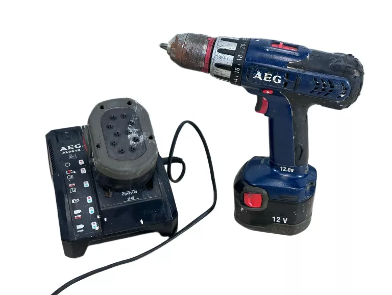 WKRĘTARKA AEG BS 12 X-R 2X AKUMULATOR + ŁADOWARKA