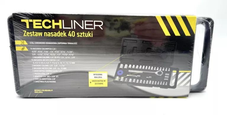 ZESTAW NASADEK TECHLINER 40 SZT. KOMPLET