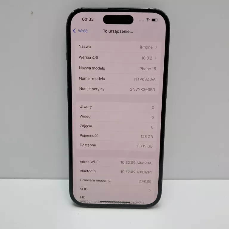 TELEFON IPHONE 15
