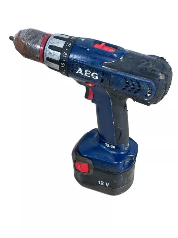 WKRĘTARKA AEG BS 12 X-R 2X AKUMULATOR + ŁADOWARKA