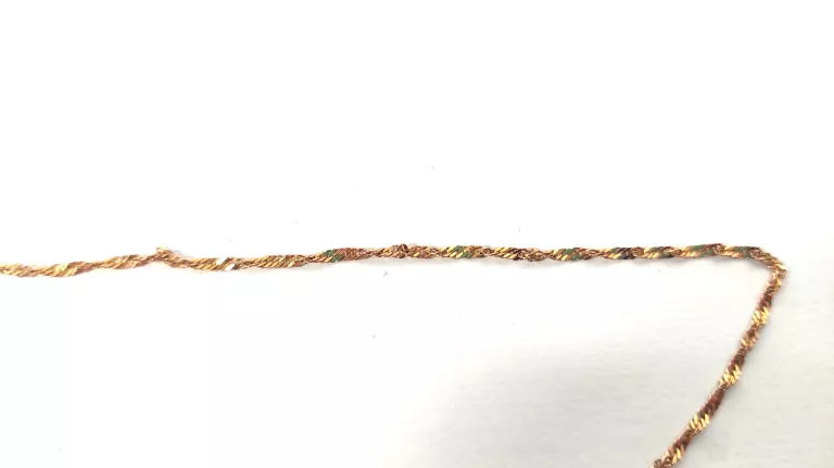 ELEGANCKI ZŁOTY ŁAŃCUSZEK PR585 SINGAPUR 2,92G