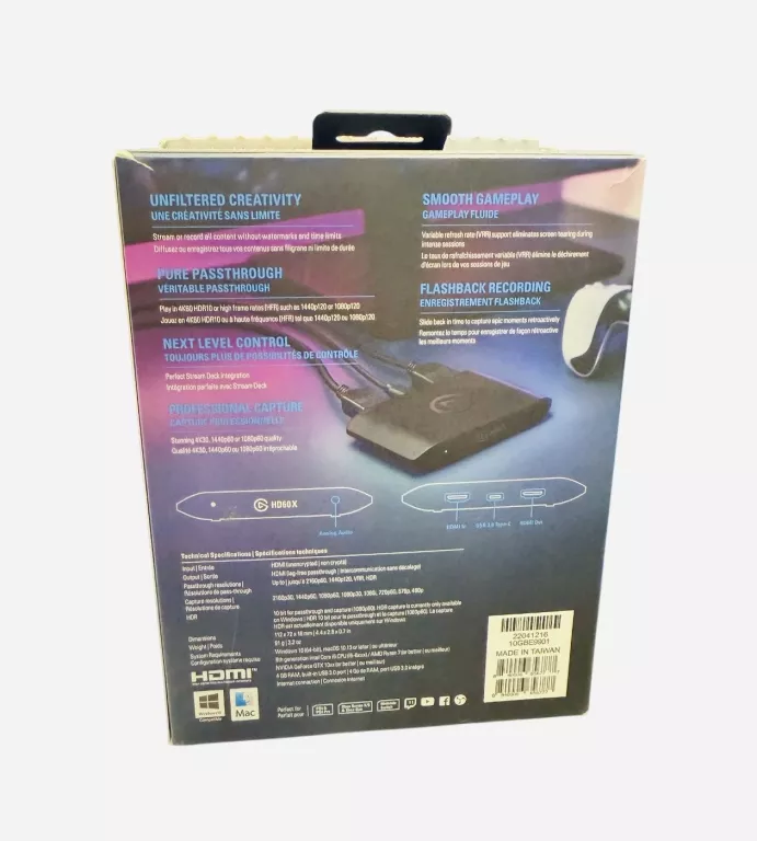 KARTA PRZECHWYTUJĄCA ELGATO GAME CAPTURE HD60 X + PUD