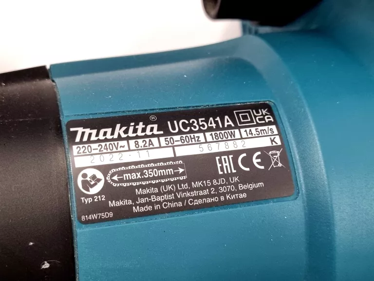 PILARKA ELEKTRYCZNA ŁAŃCUCHOWA 40CM 1800W UC4041A MAKITA