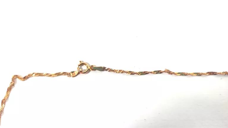 ELEGANCKI ZŁOTY ŁAŃCUSZEK PR585 SINGAPUR 2,92G