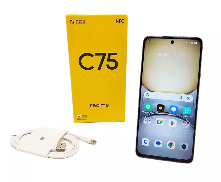 TELEFON REALME C75 NFC 8/256GB + PUDEŁKO
