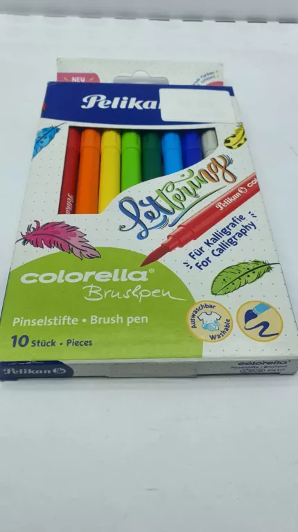 FLAMASTRY PELIKAN 10 SZT COLORELLA BRUSHPEN