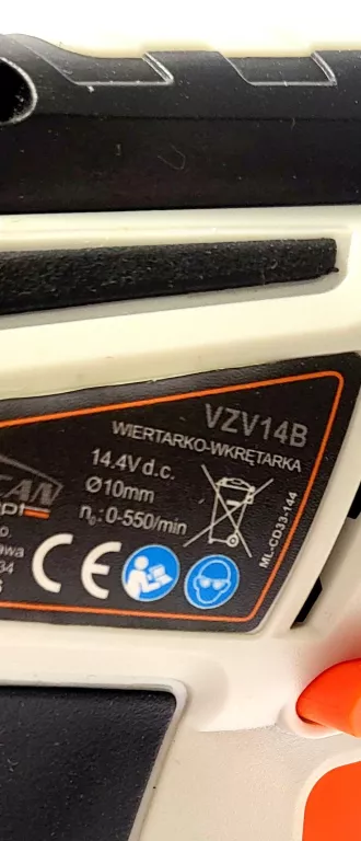 VULCAN WIERTARKO-WKRĘTARKA 14,4V VZV14B KOMPLET