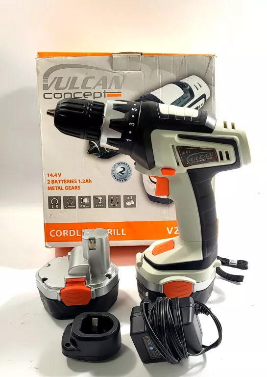 VULCAN WIERTARKO-WKRĘTARKA 14,4V VZV14B KOMPLET