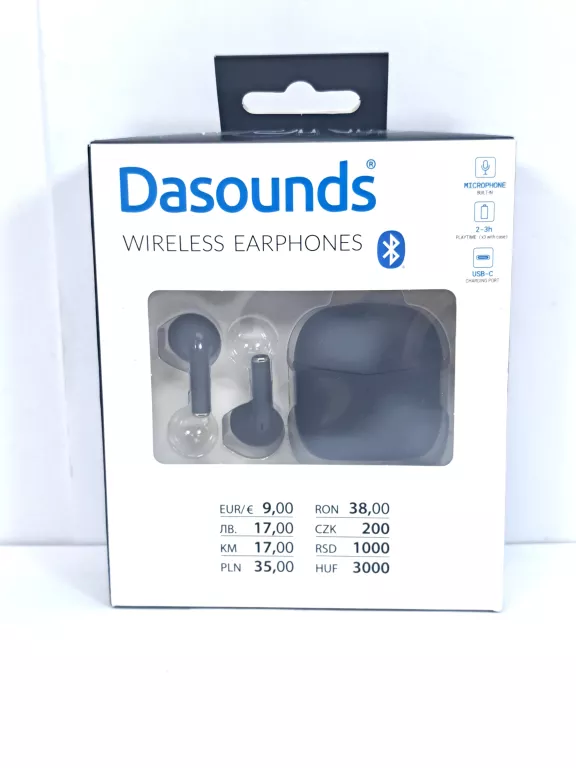 DASOUNDS WIRELESS EARPHONES