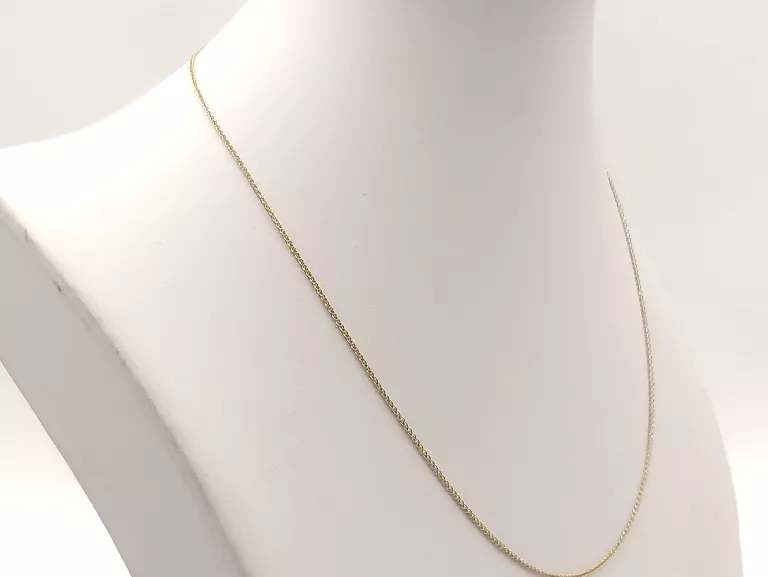 ZŁOTY ŁAŃCUSZEK PANCERKA 333 1,07 G 45 CM