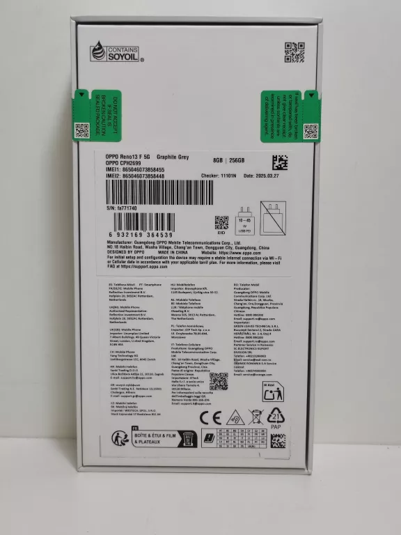 TELEFON OPPO RENO 13F 5G FABRYCZNY OKAZJA!