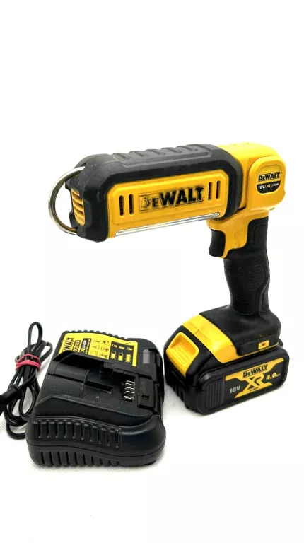 DEWALT DCL050 18V LATARKA LAMPA AKUMULATOROWA Z BATERIĄ I ŁADOWARKĄ
