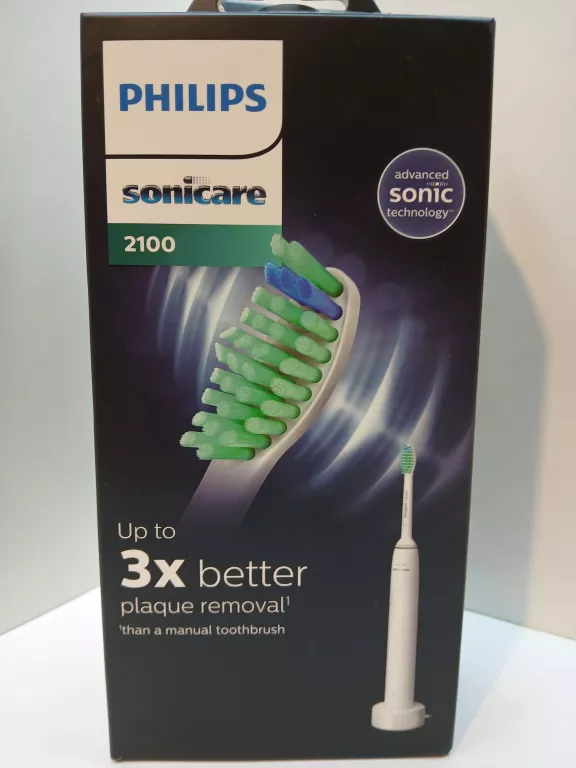 SZCZOTECZKA ELEKTRYCZNA - PHILIPS SONICARE 2100 / KOMPLET/ POWYSTAWOWA