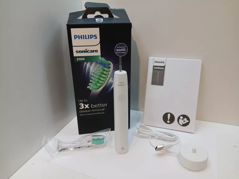 SZCZOTECZKA ELEKTRYCZNA - PHILIPS SONICARE 2100 / KOMPLET/ POWYSTAWOWA