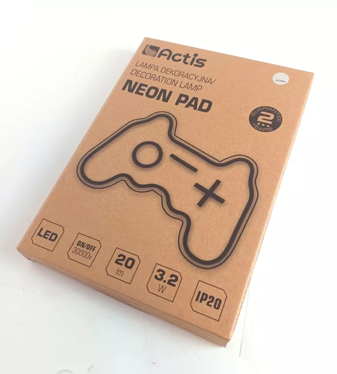 NEON ACTIS LED GAMEPAD JAK NOWY