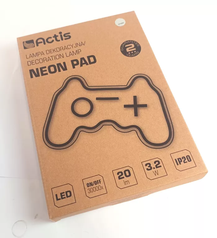 NEON ACTIS LED GAMEPAD JAK NOWY