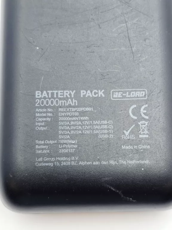 POWERBANK 20000 MAH