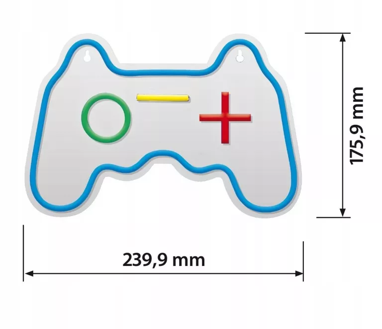 NEON ACTIS LED GAMEPAD JAK NOWY