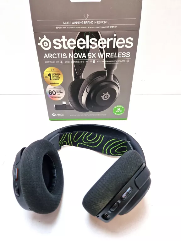 SŁUCHAWKI BEZPRZEWODOWE NAUSZNE STEELSERIES ARCTIS NOVA 5
