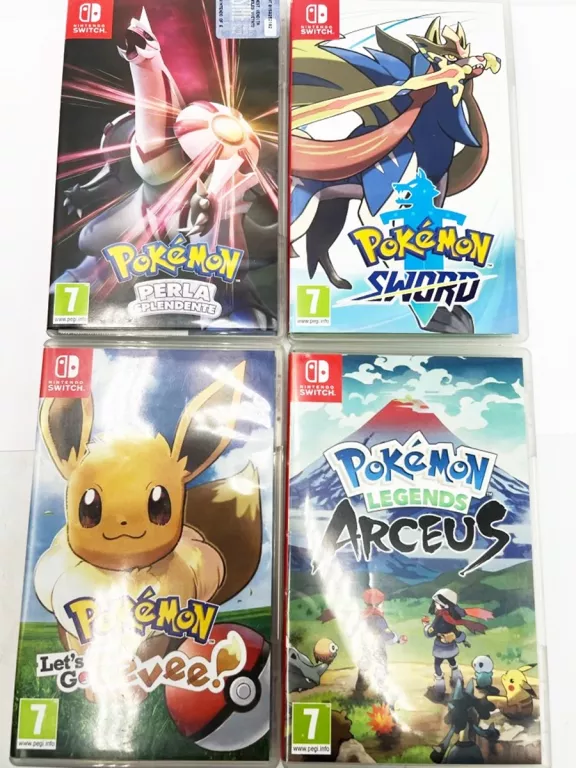 KONSOLA NINTENDO SWITCH + 4 GRY POKEMON !