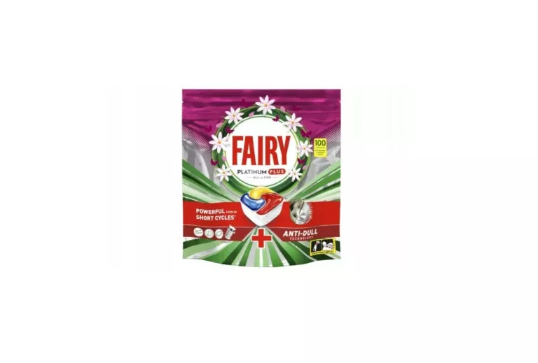 FAIRY TABLETKI DO ZMYWARKI ALL IN ONE FAIRY PLATINUM PLUS CYTRYNA, 100SZT