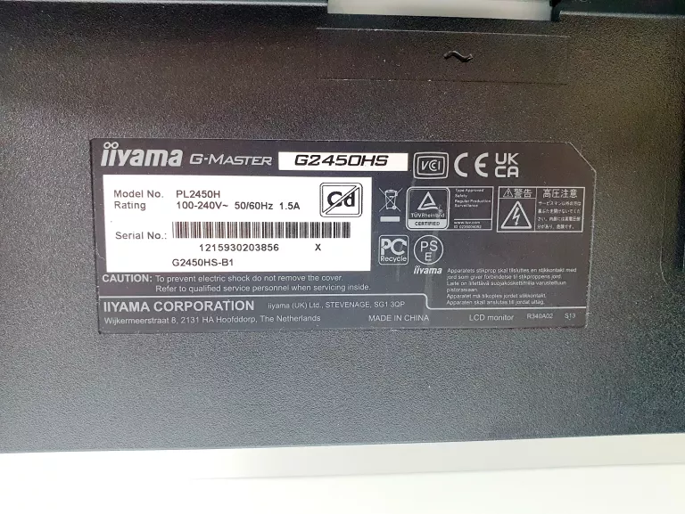 MONITOR IDEK IIYAMA G2450HS 23,8 1920X1080 75HZ LED/VA