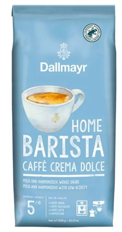 DALLMAYR BARISTA CAFFE CREMA DOLCE 1KG KAWA ZIARNISTA 4008167043805