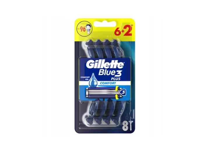 MASZYNKA JEDNORAZOWA DO GOLENIA GILLETTE BLUE 3 COMFORT 8 SZT.
