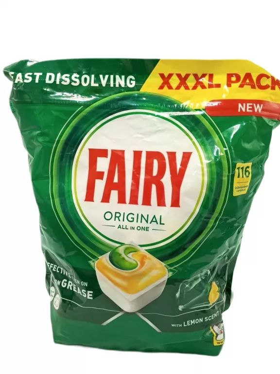 KAPSUŁKI FAIRY ORIGINAL ALL IN ONE LEMON 116 SZTUK