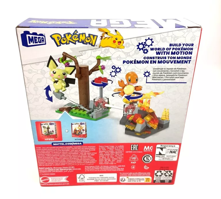 KLOCKI MATTEL MEGA HPB59 POKEMON LEŚNA PRZYGODA PICHU