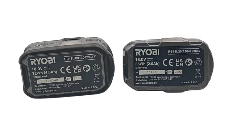 ZESTAW SZLIFIERKA KĄTOWA RYOBI R18AG + WIERTARKO-WKRĘTARKA RYOBI R18PD3
