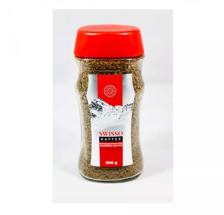 KAWA ROZPUSZCZALNA SWISSO 200G SŁOIK