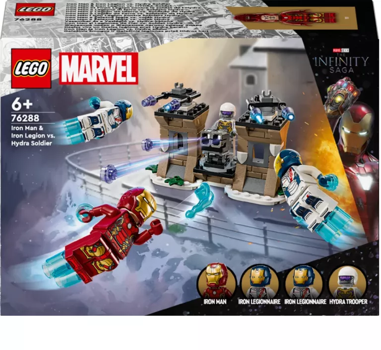 LEGO 76288 SUPER HEROES IRON MAN I IRON LEGION KONTRA ŻOŁNIERZ HYDRY