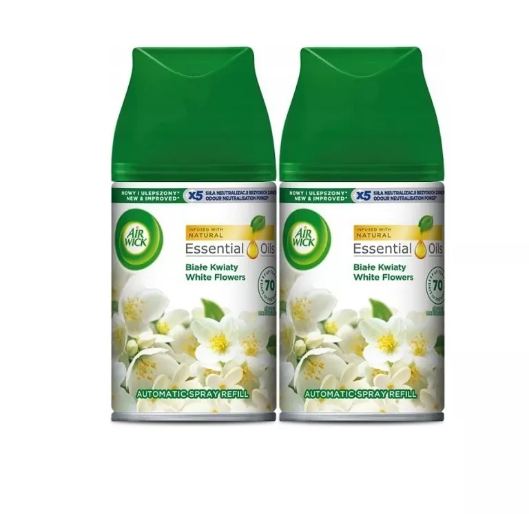AIR WICK BIAŁE KWIATY WKŁAD/ZAPAS ODŚWIEŻACZ POWIETRZA 2 X 250ML 590062704