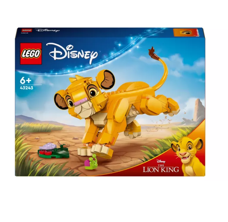KLOCKI LEGO DISNEY KRÓŁ LEW - LWIĄTKO SIMBA 43243 5702017602080