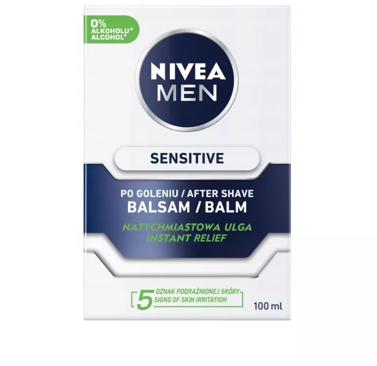 NIVEA MEN SENSITIVE BALSAM PO GOLENIU DO WRAŻLIWEJ SKÓRY DLA MĘŻCZYZN 100M