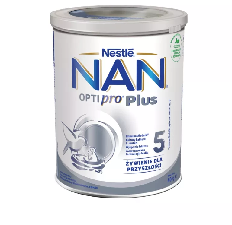 NESTLE NAN OPTIPRO PLUS 5 MLEKO MODYFIKOWANE PO 30 MIESIĄCU ŻYCIA 800 G