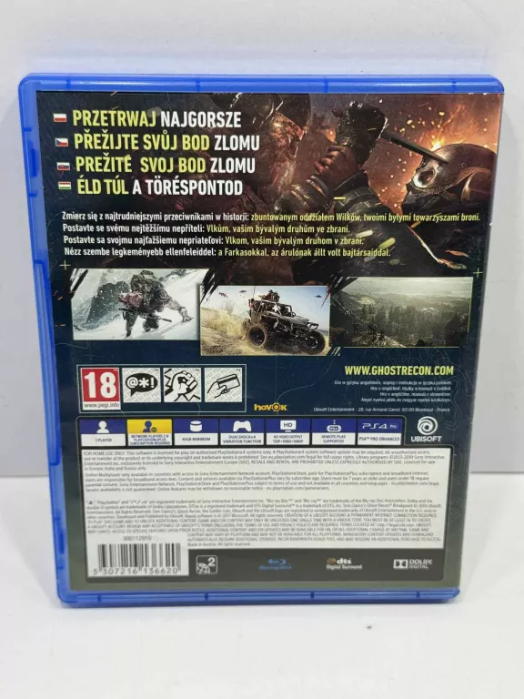 TOM CLANCY'S GHOST RECON: BREAKPOINT SONY PLAYSTATION 4 (PS4)