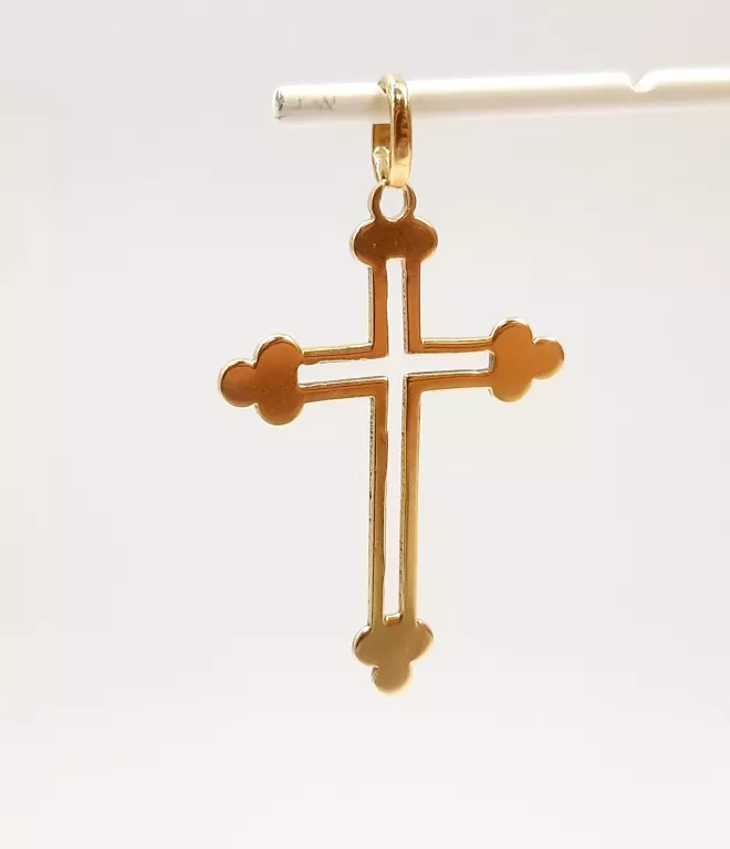 ZŁOTA ZAWIESZKA KRZYŻ 585 1.44G
