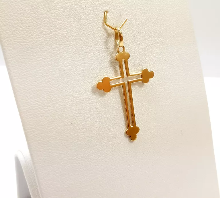 ZŁOTA ZAWIESZKA KRZYŻ 585 1.44G