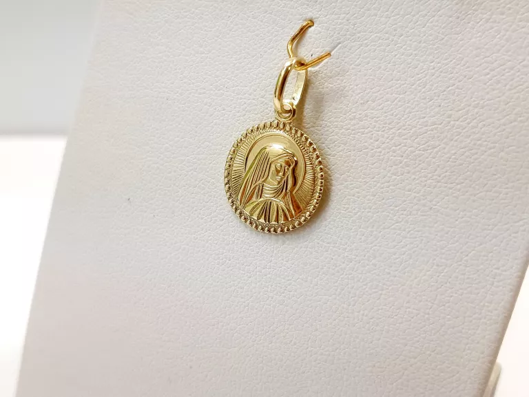 ZŁOTA ZAWIESZKA Z MATKĄ BOSKĄ 585 1.64G