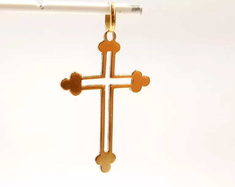 ZŁOTA ZAWIESZKA KRZYŻ 585 1.44G