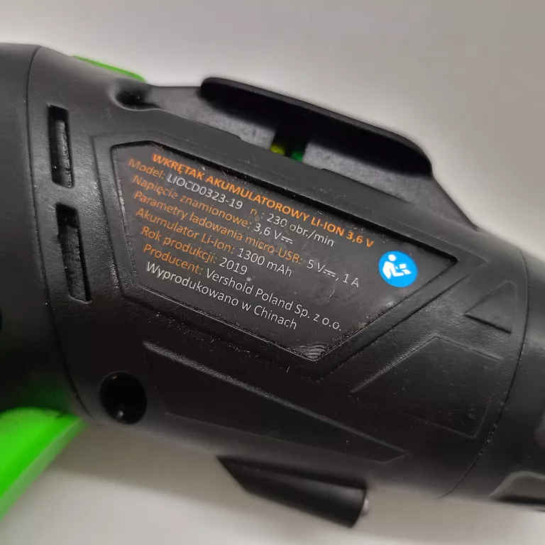 WKRĘTAK AKUMULATOROWY 3,6V NITEO TOOLS LIOCD0323-19