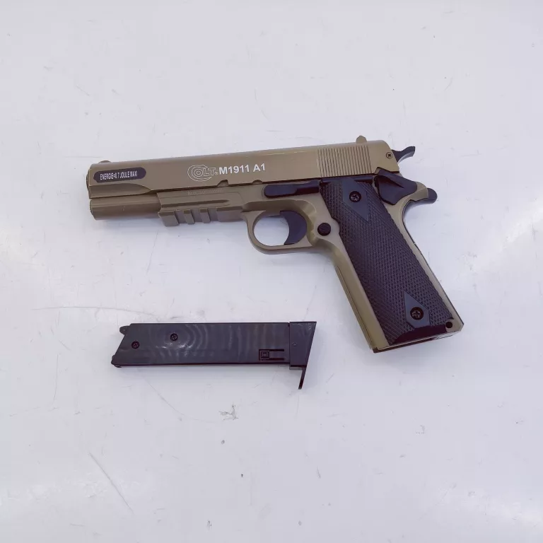 PISTOLET ASG COLT 1911A1 HPA METAL SLIDE TAN
