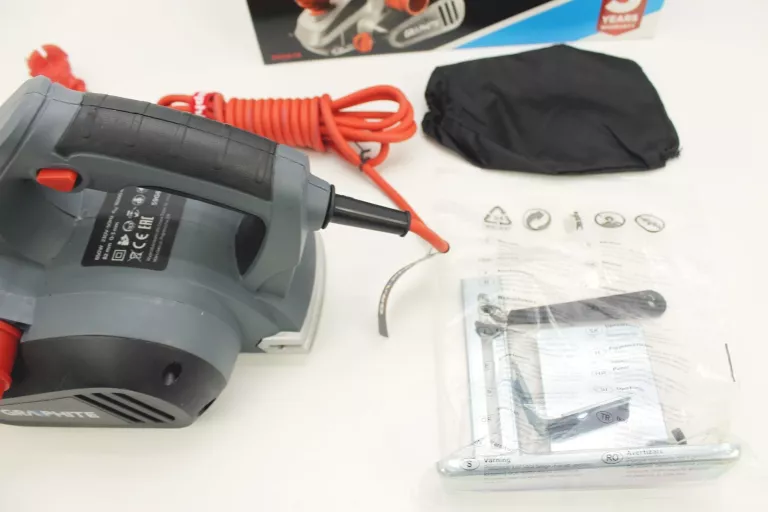 STRUG ELEKTRYCZNY GRAPHITE 59G678 STAN IDEALNY + ZAPASOWE NOŻE