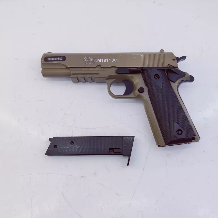 PISTOLET ASG COLT 1911A1 HPA METAL SLIDE TAN