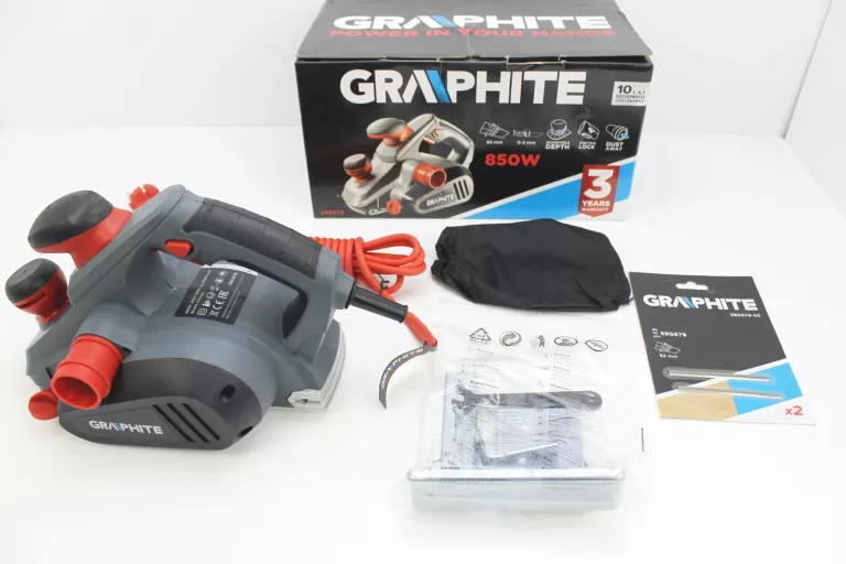 STRUG ELEKTRYCZNY GRAPHITE 59G678 STAN IDEALNY + ZAPASOWE NOŻE