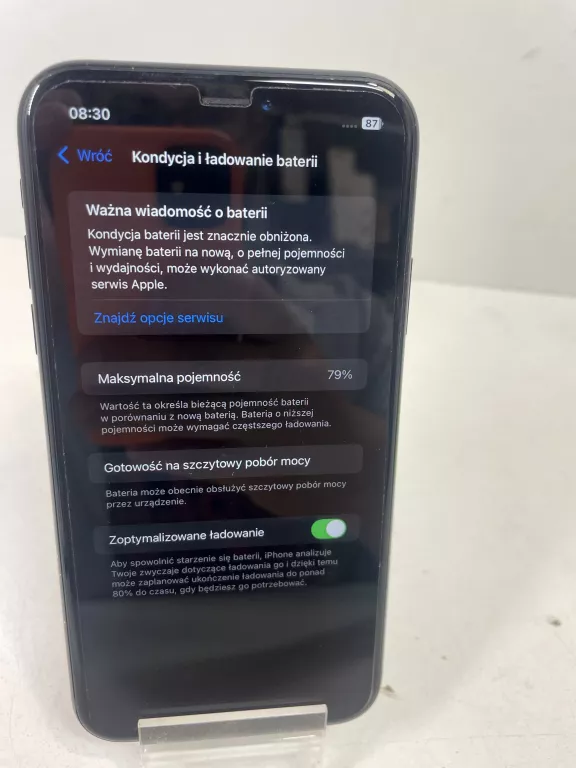 TELEFON APPLE IPHONE XR 64GB 6.1" BAT. 75%