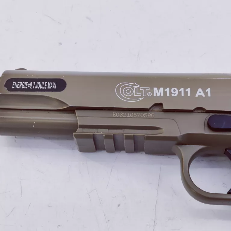 PISTOLET ASG COLT 1911A1 HPA METAL SLIDE TAN